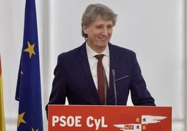 Carlos Martínez, secretario general del PSOE de Castilla y León.