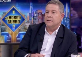 El presidente de la Junta de Comunidades de Castilla-La Mancha Emilio García-Page, en 'El Hormiguero'.