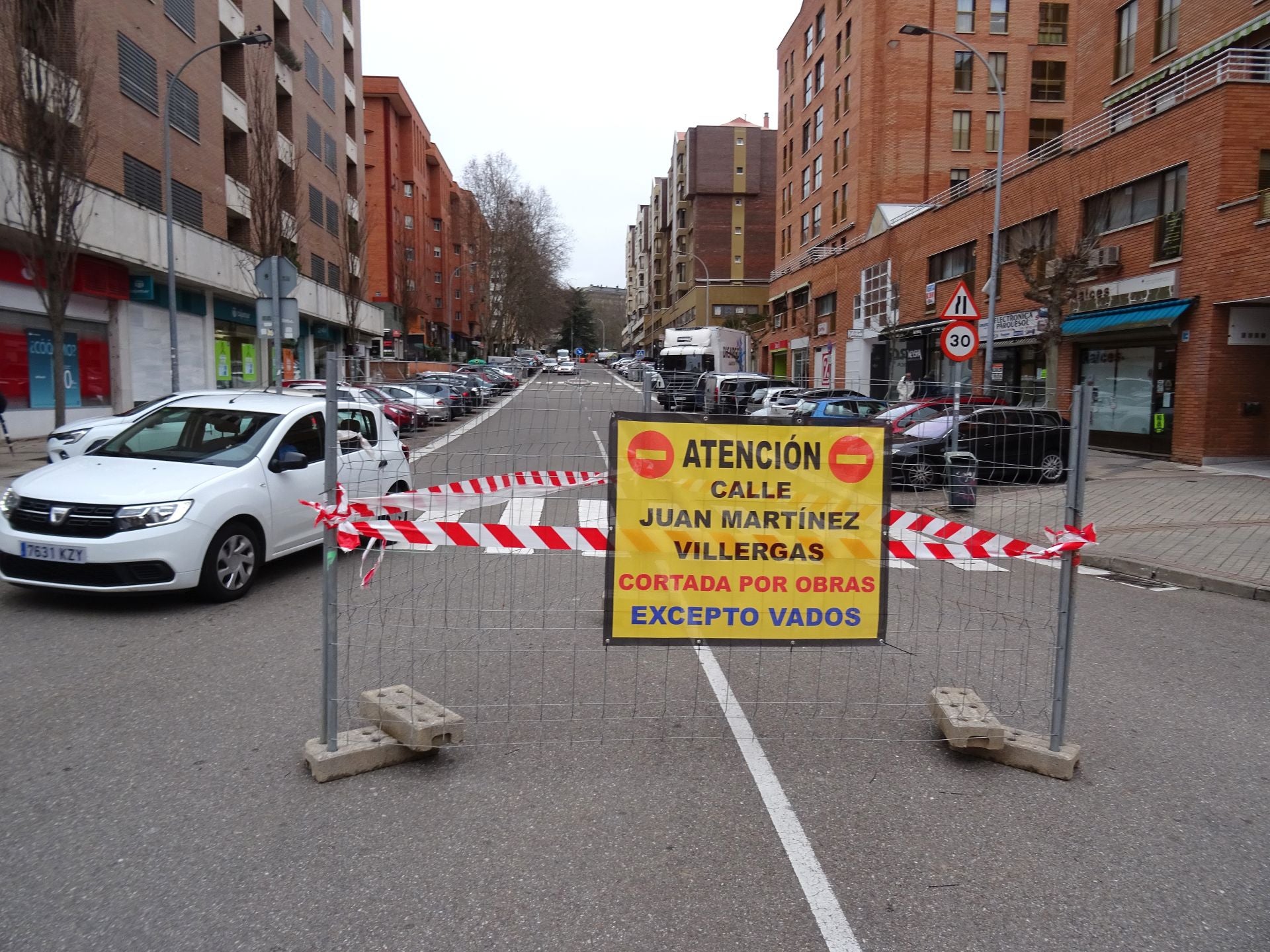 Las imágenes de las obras de la red de calor en Parquesol