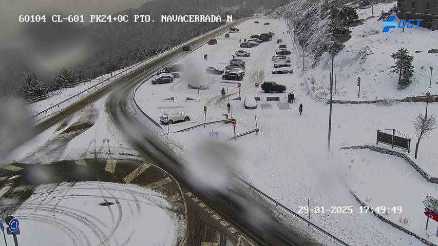 Cámara de la DGT en el Alto de Navacerrada.