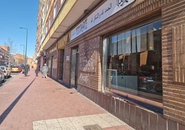 El local en el que se refugió el joven, situado en la avenida de Segovia.