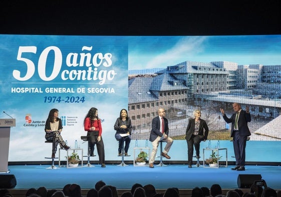 Acto con motivo del 50 aniversario del Hospital General de Segovia.