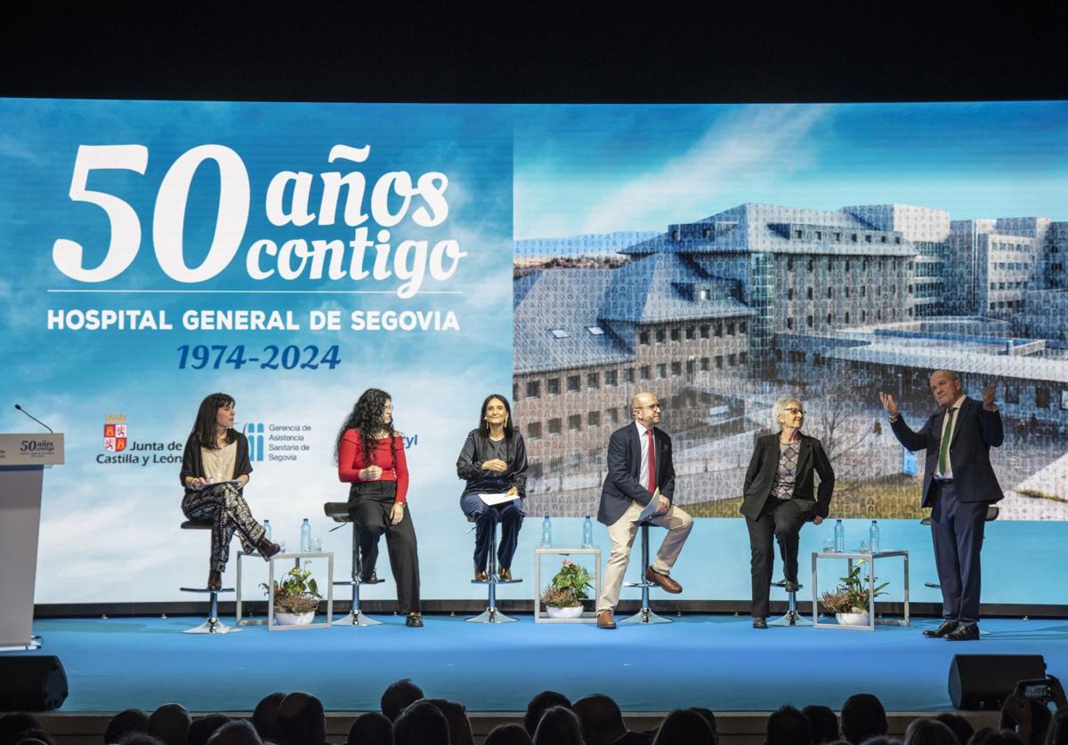 Acto con motivo del 50 aniversario del Hospital General de Segovia.