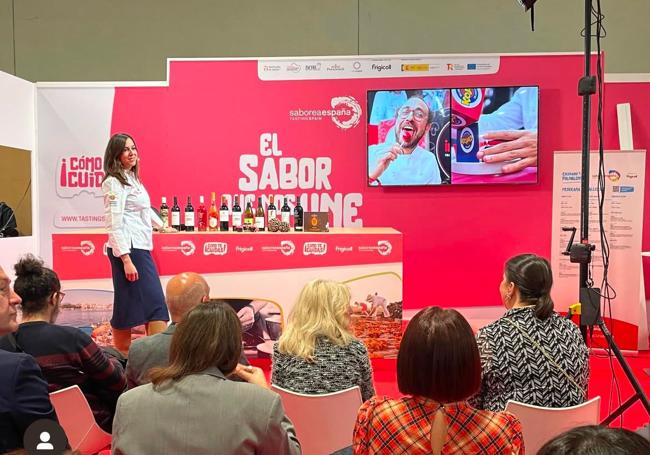 Blanca Jiménez durante su participación en Madrid Fusión