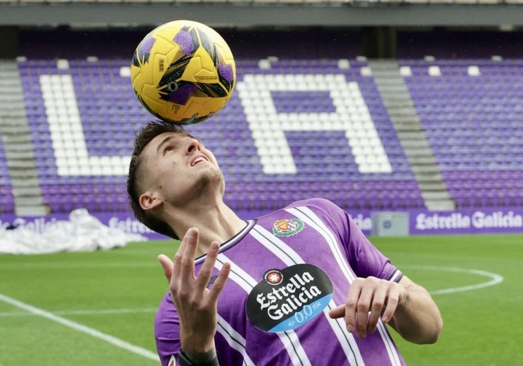 Tamàs Nikitscher, en su presentación el pasado miércoles con el Real Valladolid.