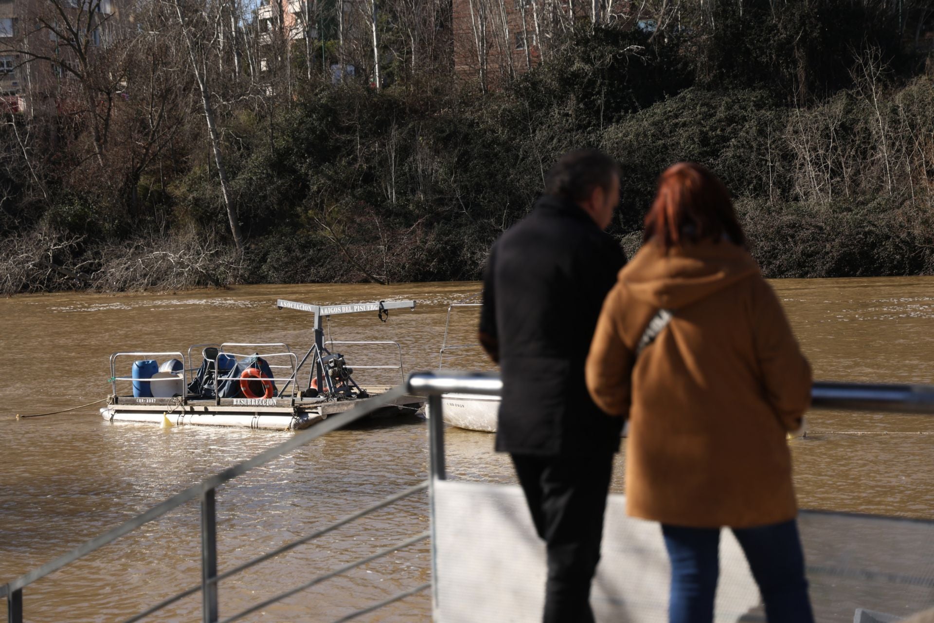 El estado del río Pisuerga, en imágenes