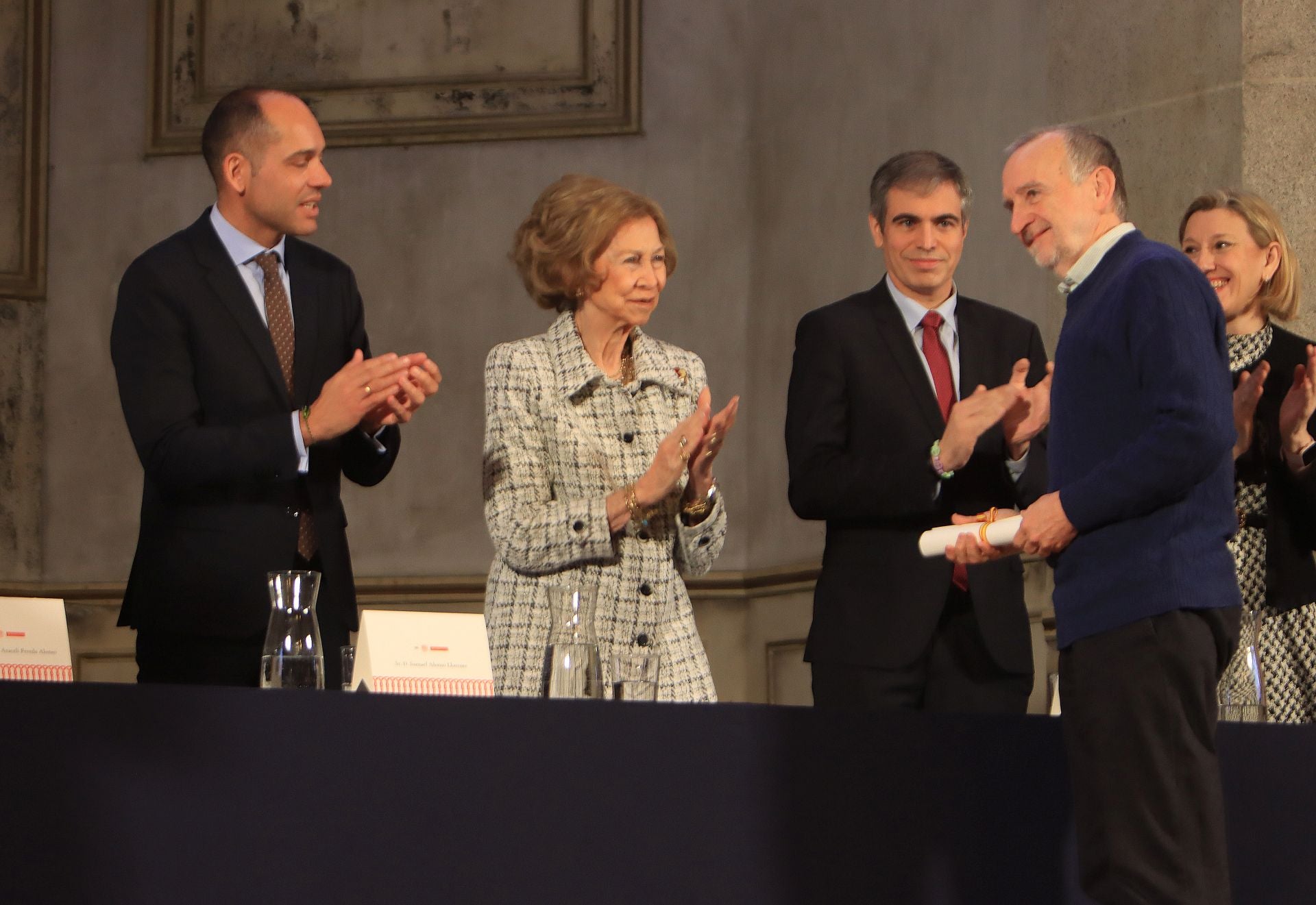 Fotos de la visita de la reina Sofía a La Granja de San Ildefonso