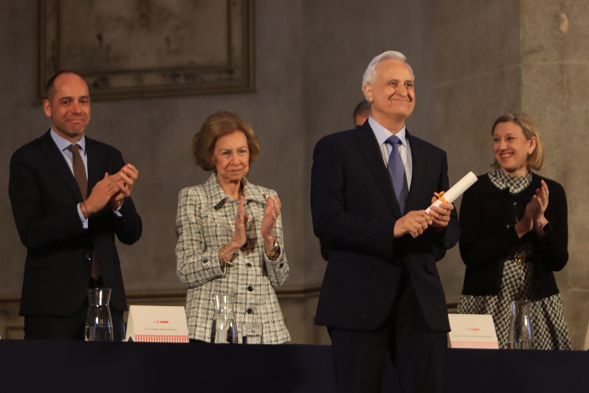 Fotos de la visita de la reina Sofía a La Granja de San Ildefonso