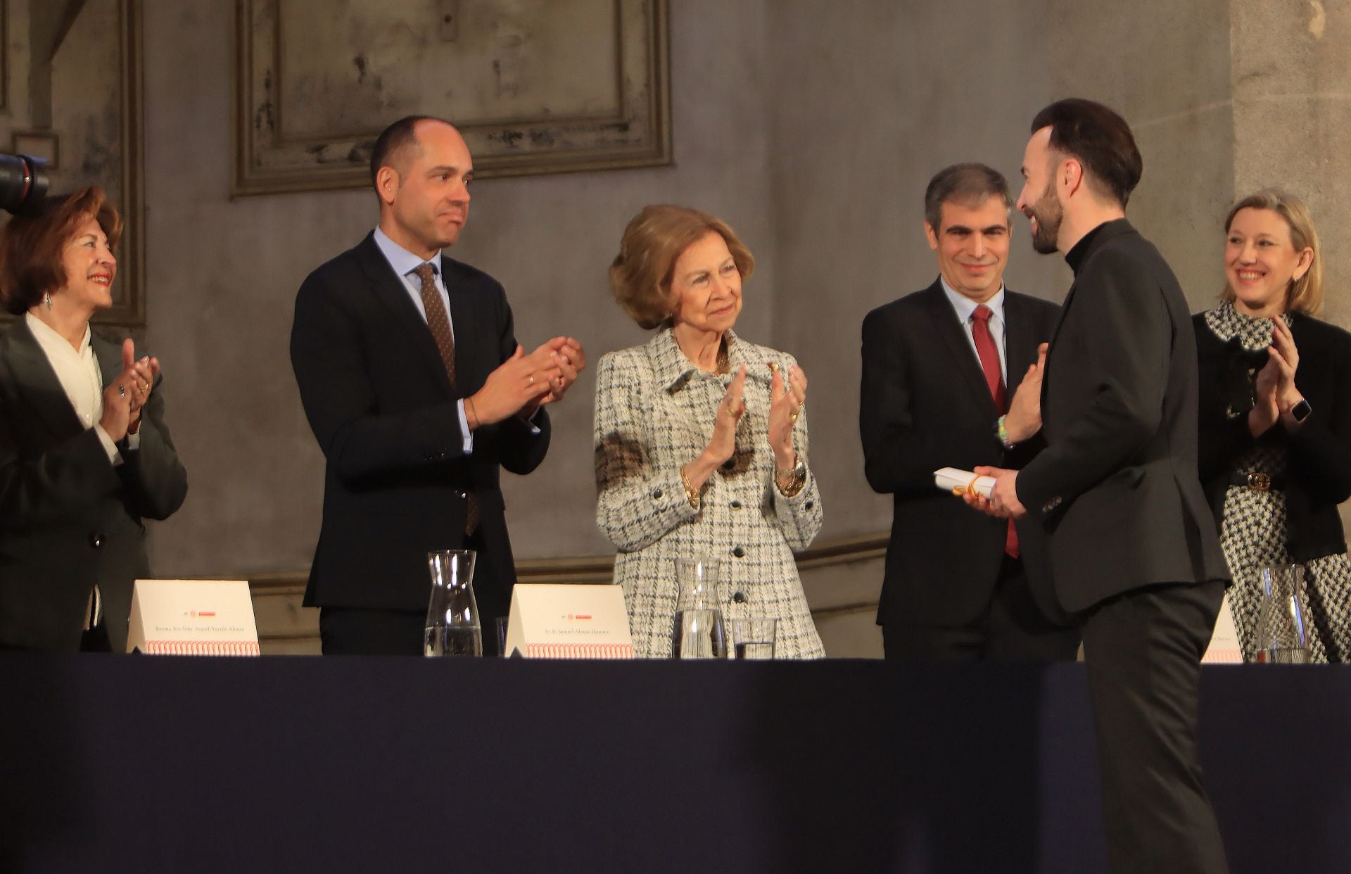 Fotos de la visita de la reina Sofía a La Granja de San Ildefonso