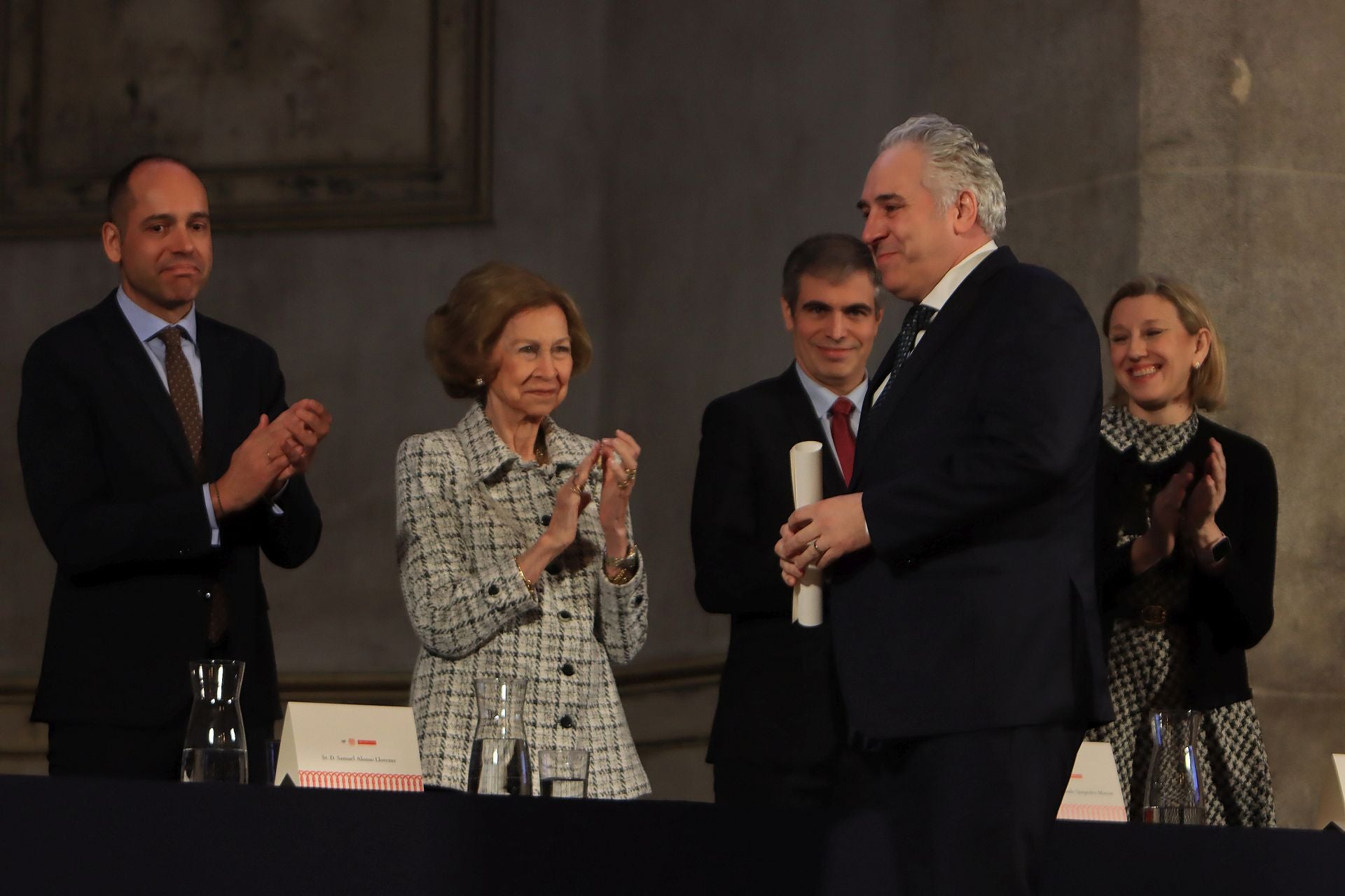 Fotos de la visita de la reina Sofía a La Granja de San Ildefonso