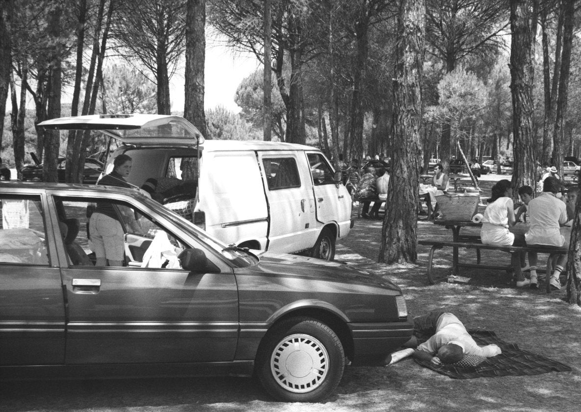 Área de descanso de Tordesillas. 1 de enero de 1997.