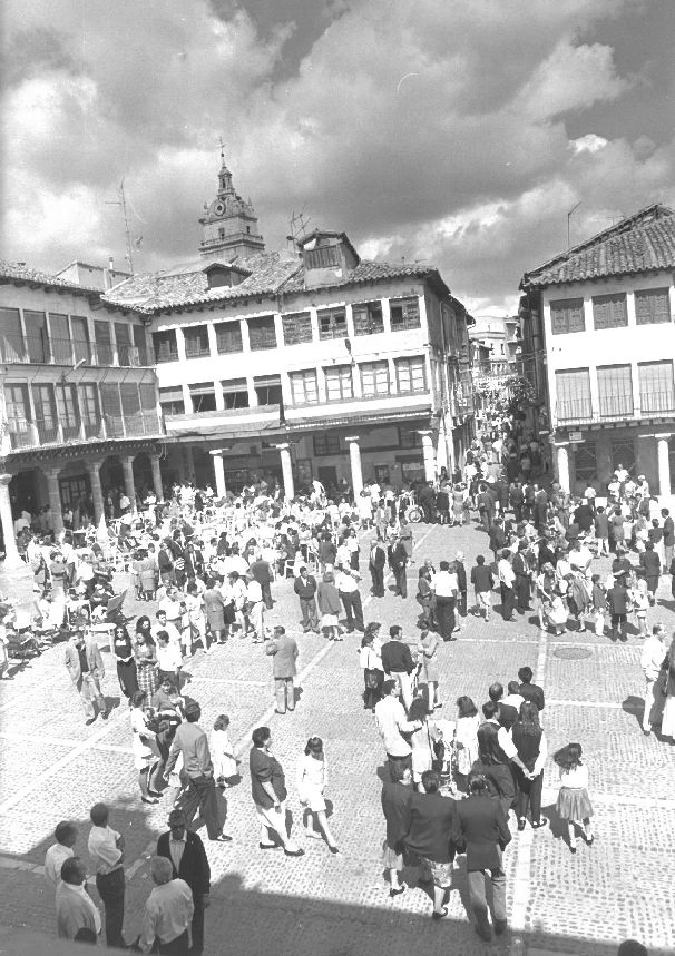 La Plaza Mayor en una imagen de 1993.