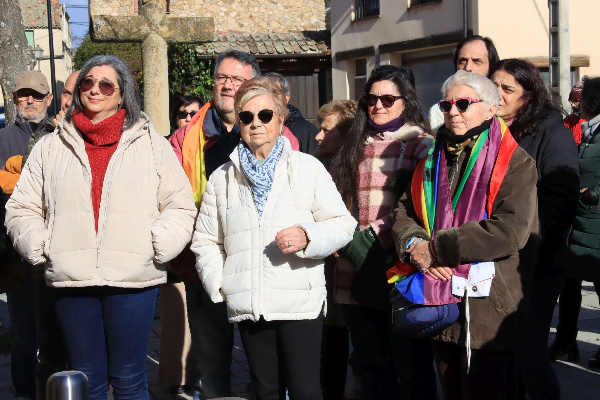 Fotos de la concentración en apoyo a las parejas homosexuales en Segovia