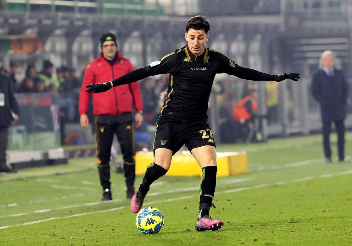 Antonio Candela, durante un partido con el Venezia esta misma temporada.