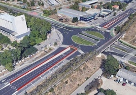 Recreación del futuro túnel en la rotonda de San Agustín.