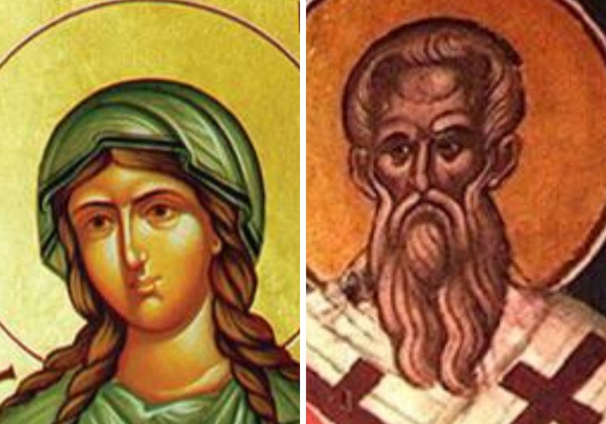 Santa Juliana de Nicodemia y San Maruta.