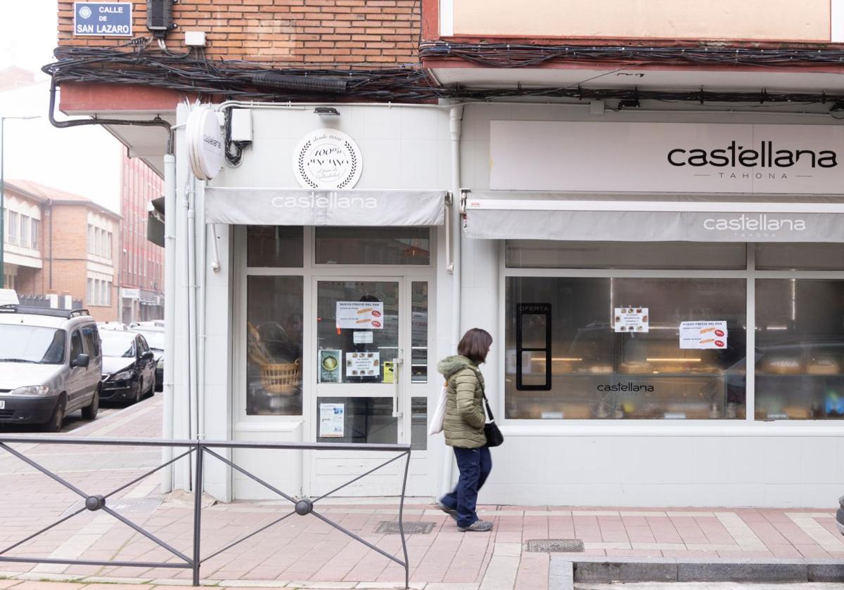 Tahona Castellana, en la esquina de San Lázaro con Villanubla, donde se produjo el intento de robo.