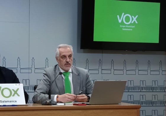 El concejal salmantino de Vox Alejandro Pérez de la Sota.