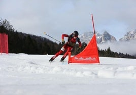 Luca Fuentes, durante un momento de la prueba disputada en Italia.