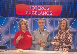 Ana, Paco y Bego, los joteros pucelanos, durante su paso por Reacción en Cadena.