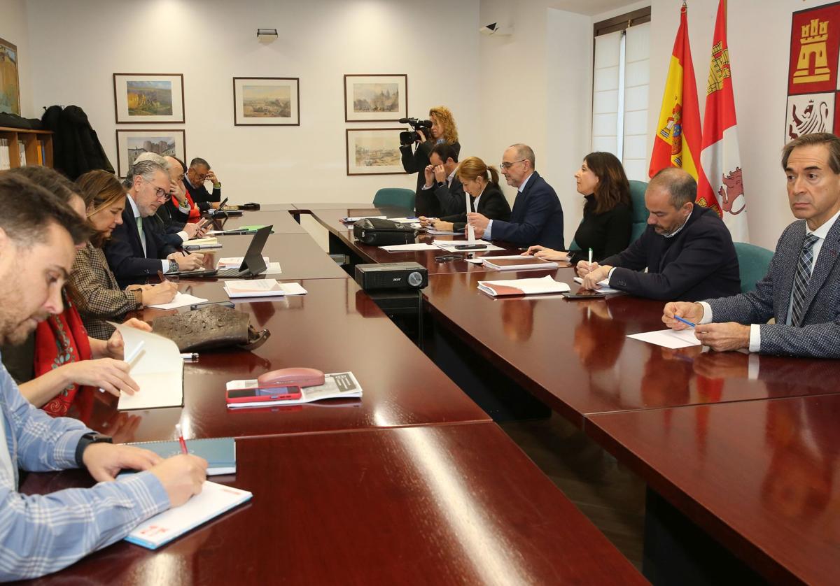 Reunión del grupo de trabajo del Plan Territorial de Fomento de Segovia.