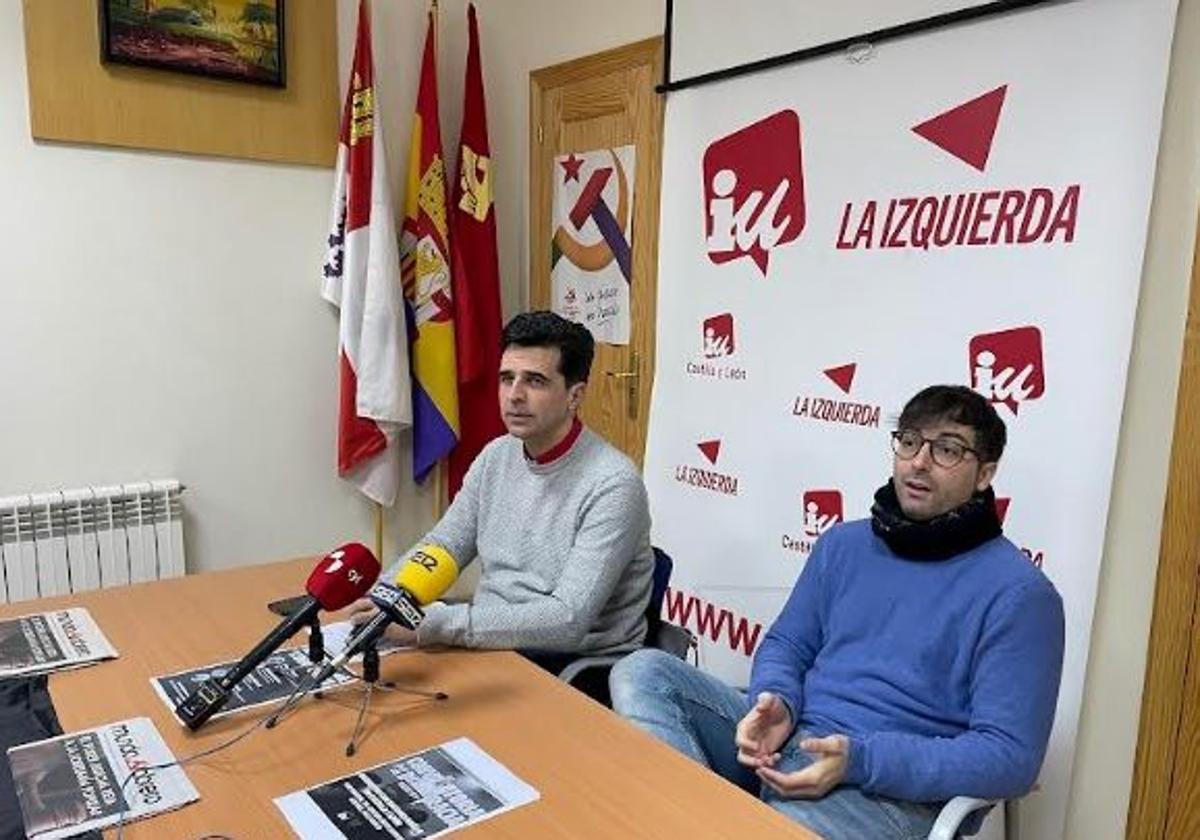 Juan Gascón, a la izquierda, y Rodrigo San Martín.