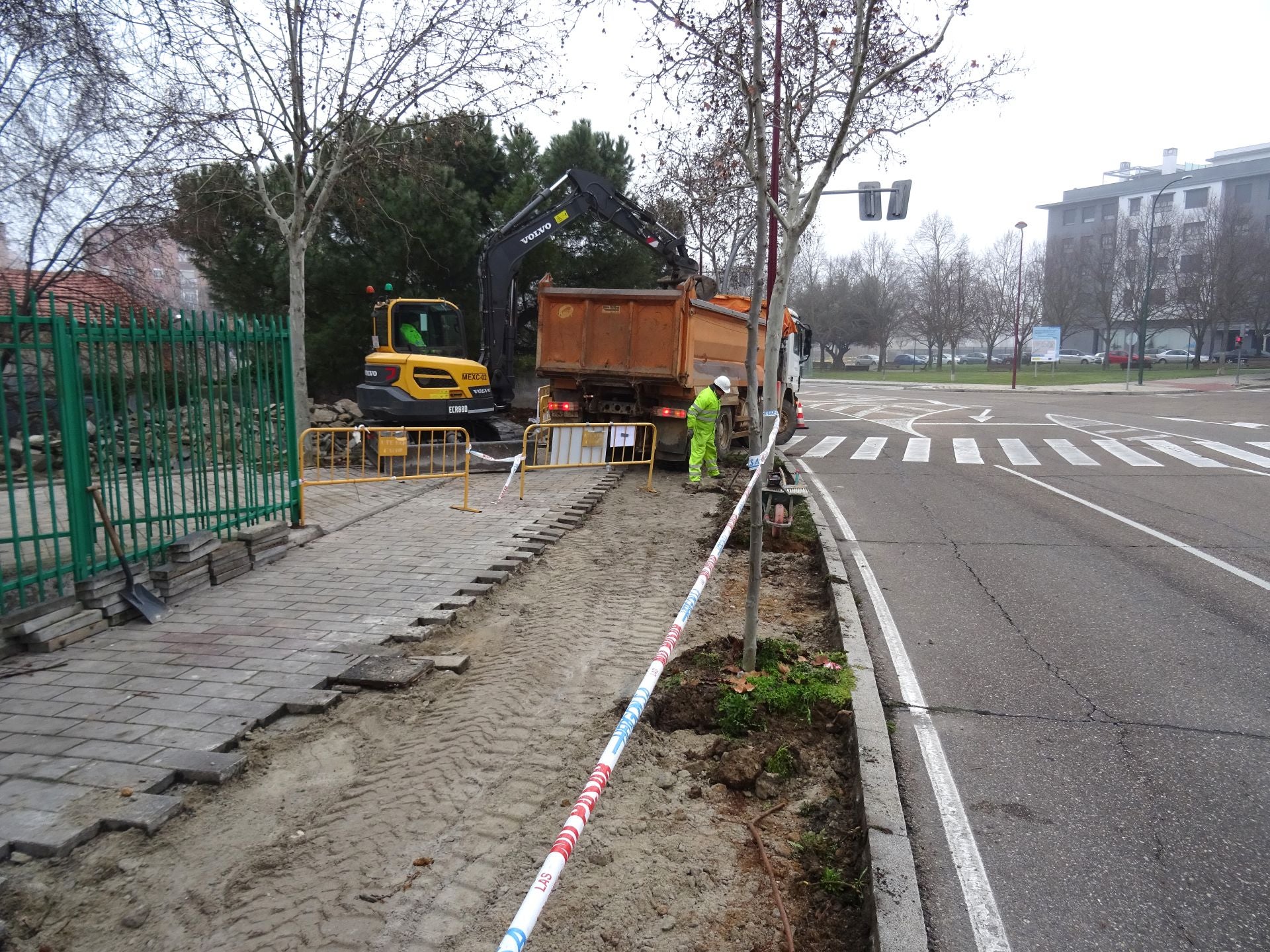 La construcción del carril bici de Pajarillos en imágenes