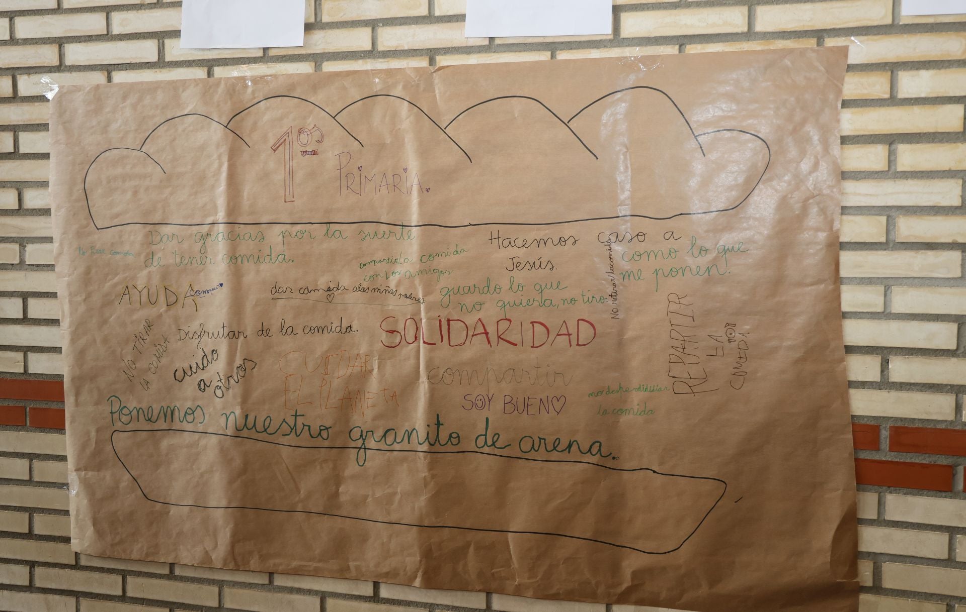 El bocata solidario de Manos Unidas en los colegios de Palencia