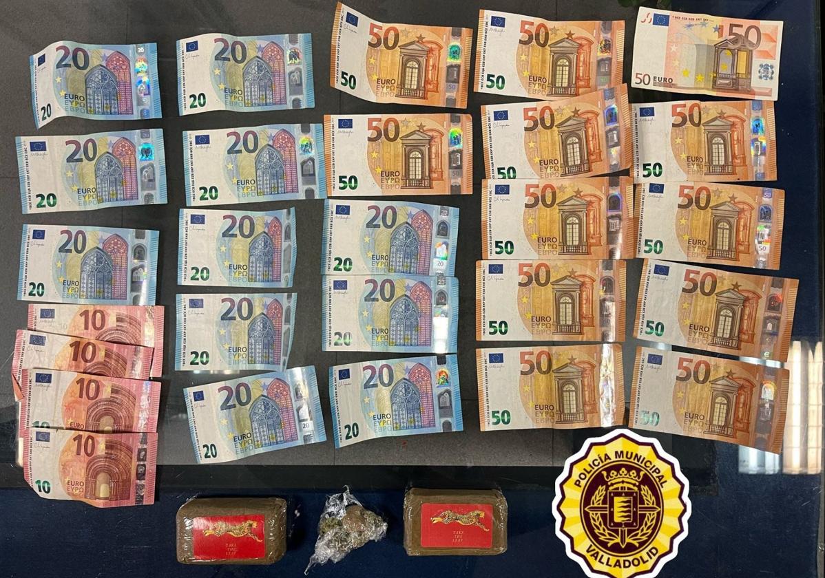 Interceptado con 220 gramos de droga y más de 800 euros en efectivo