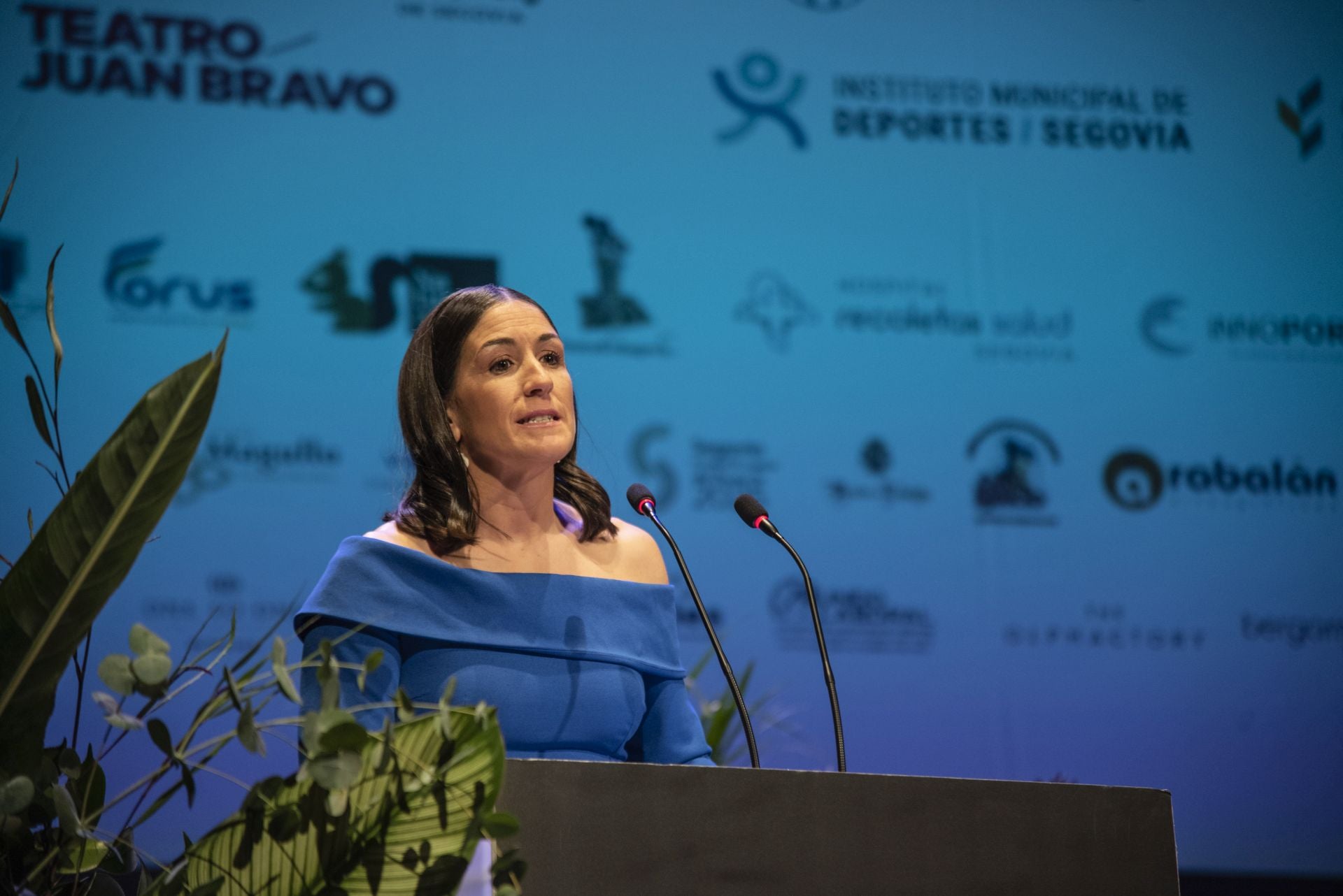 Fotos: Isabel Aaiún irrumpe en la Gala del Deporte de Segovia