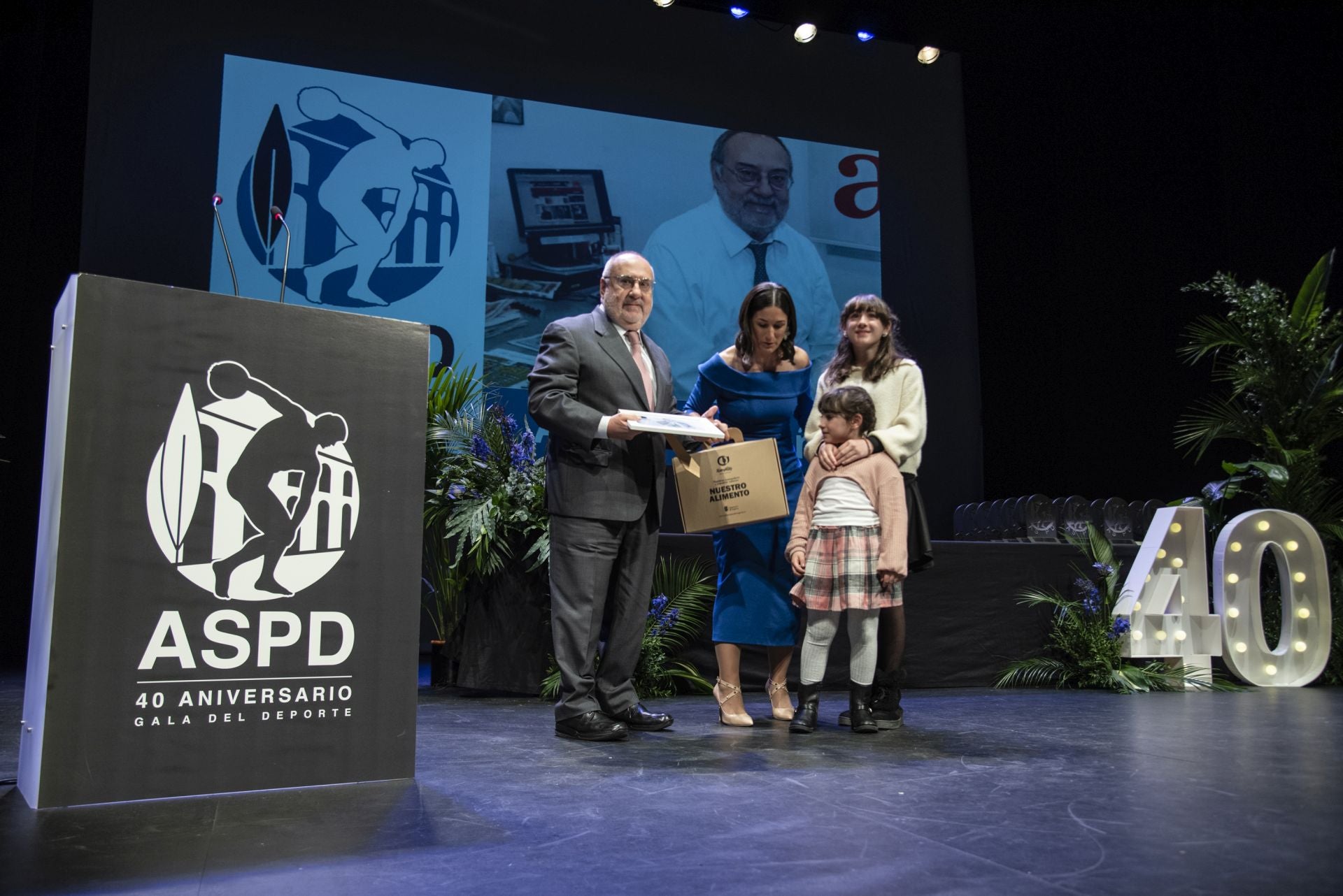 Fotos de los premiados en la Gala del Deporte de Segovia