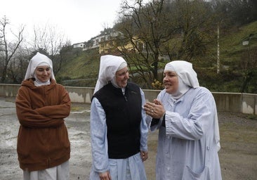 Las tres monjas de Belorado: «Estamos muy ilusionadas de estar en Asturias»