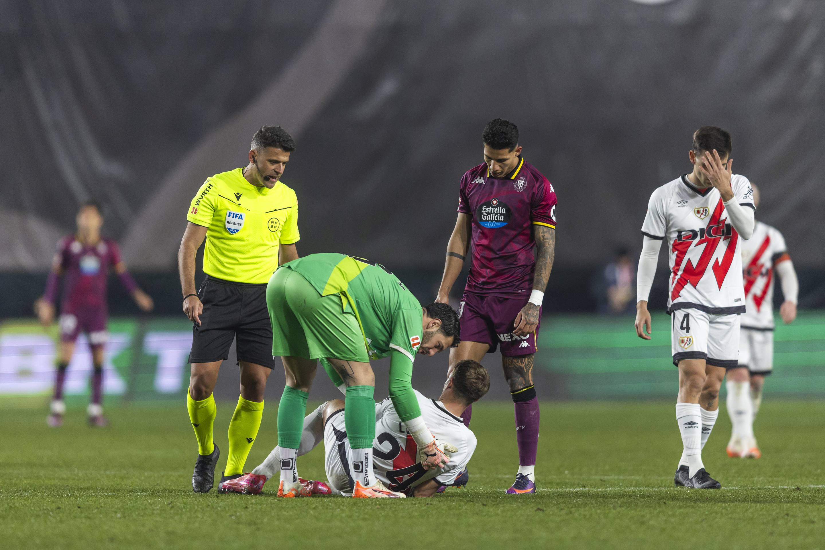 El Real Valladolid cosecha su enésima derrota en Vallecas