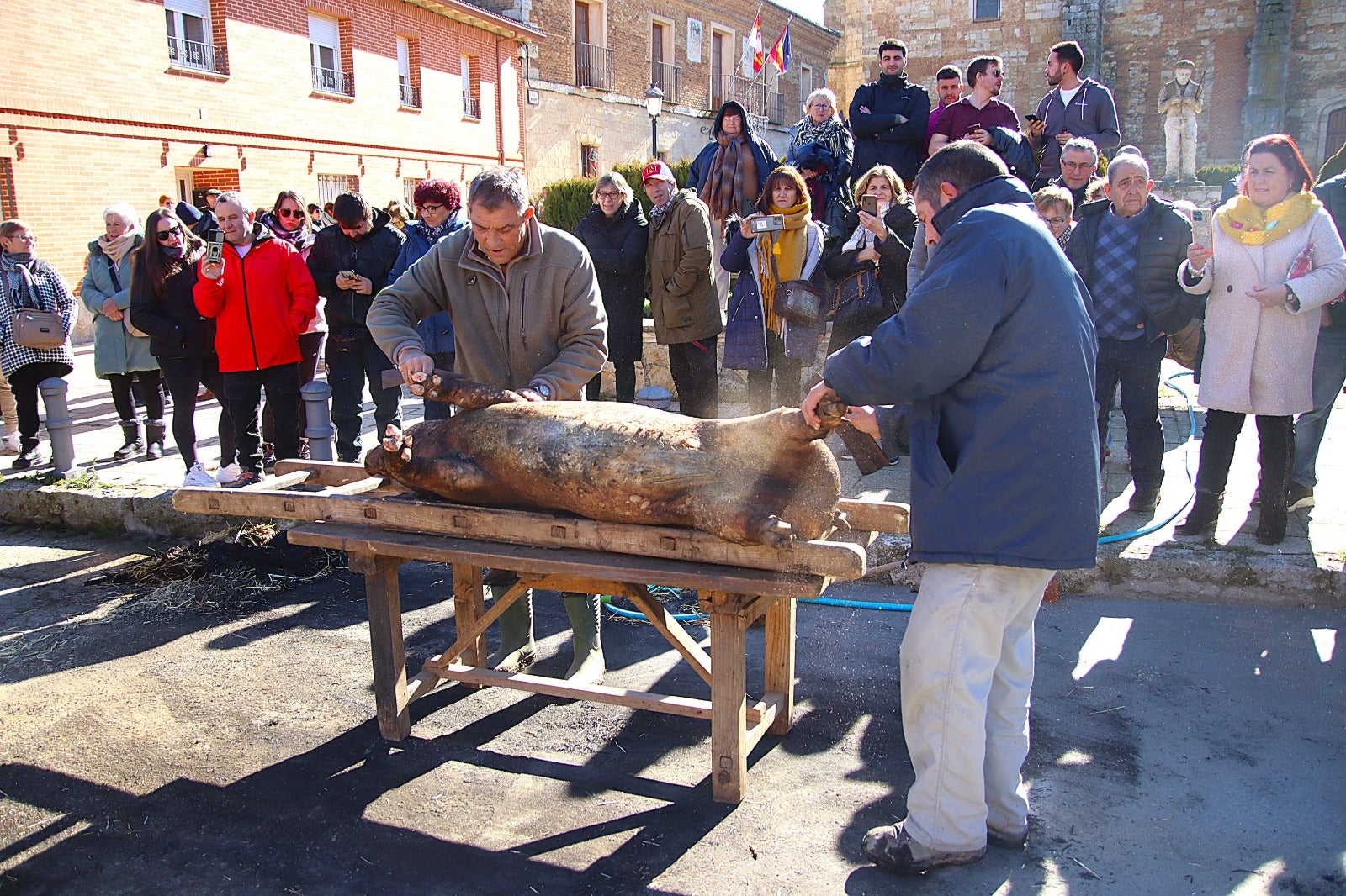 Palazuelo de Vedija celebra la fiesta de la matanza