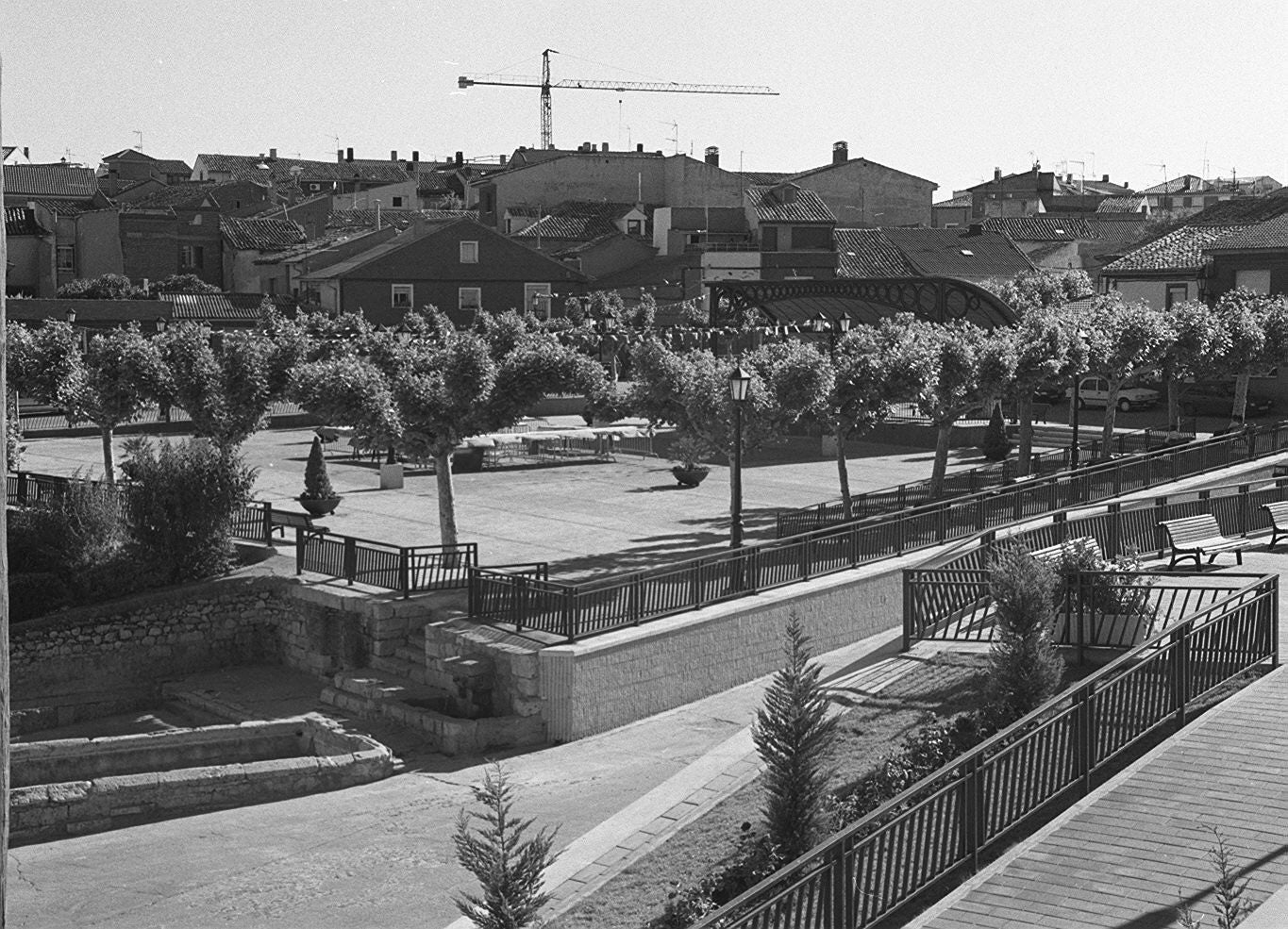 Plaza Mayor de Zaratán. 22 de junio de 2000.