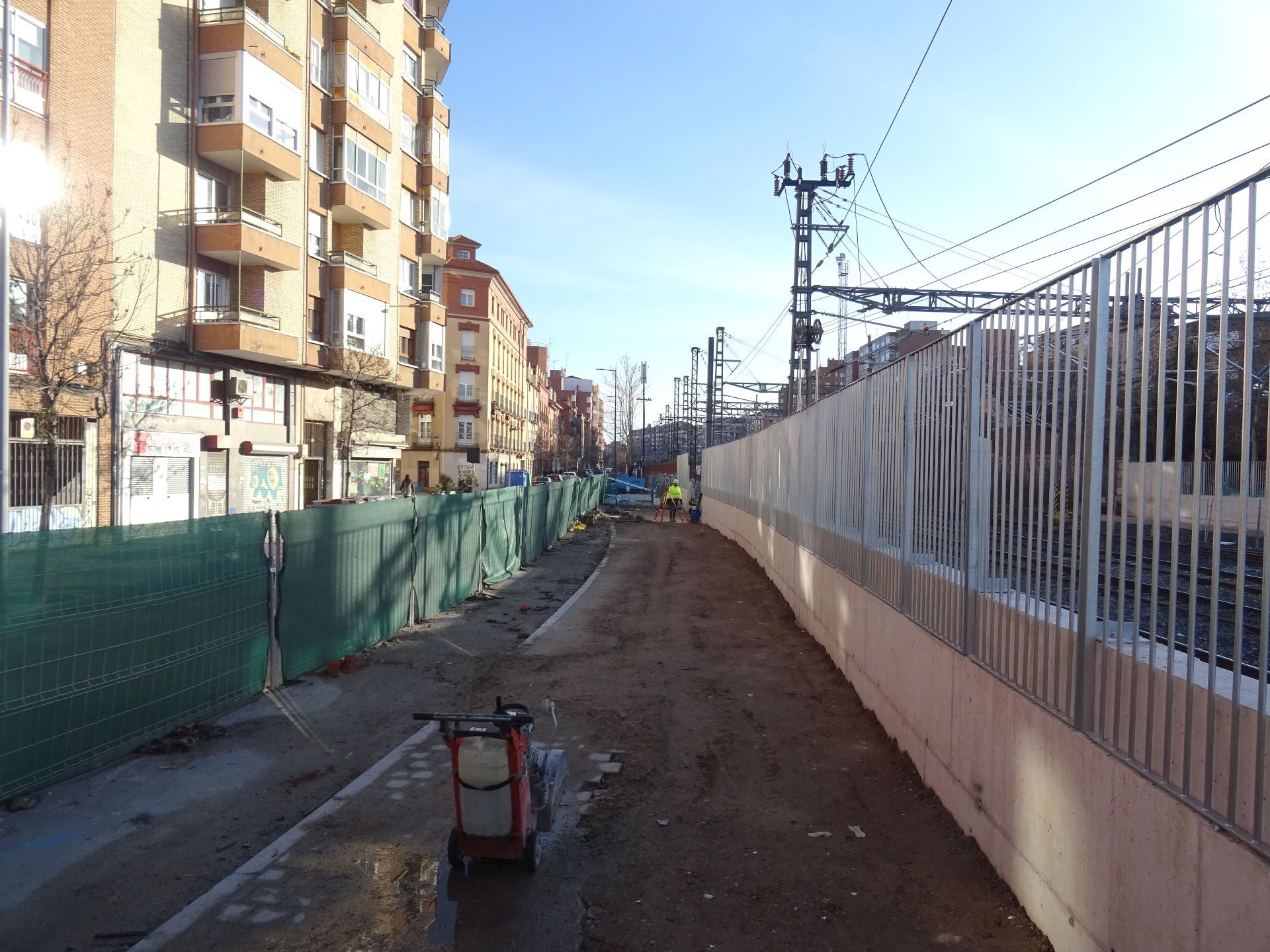 Las imágenes de las obras de la Calle Estación