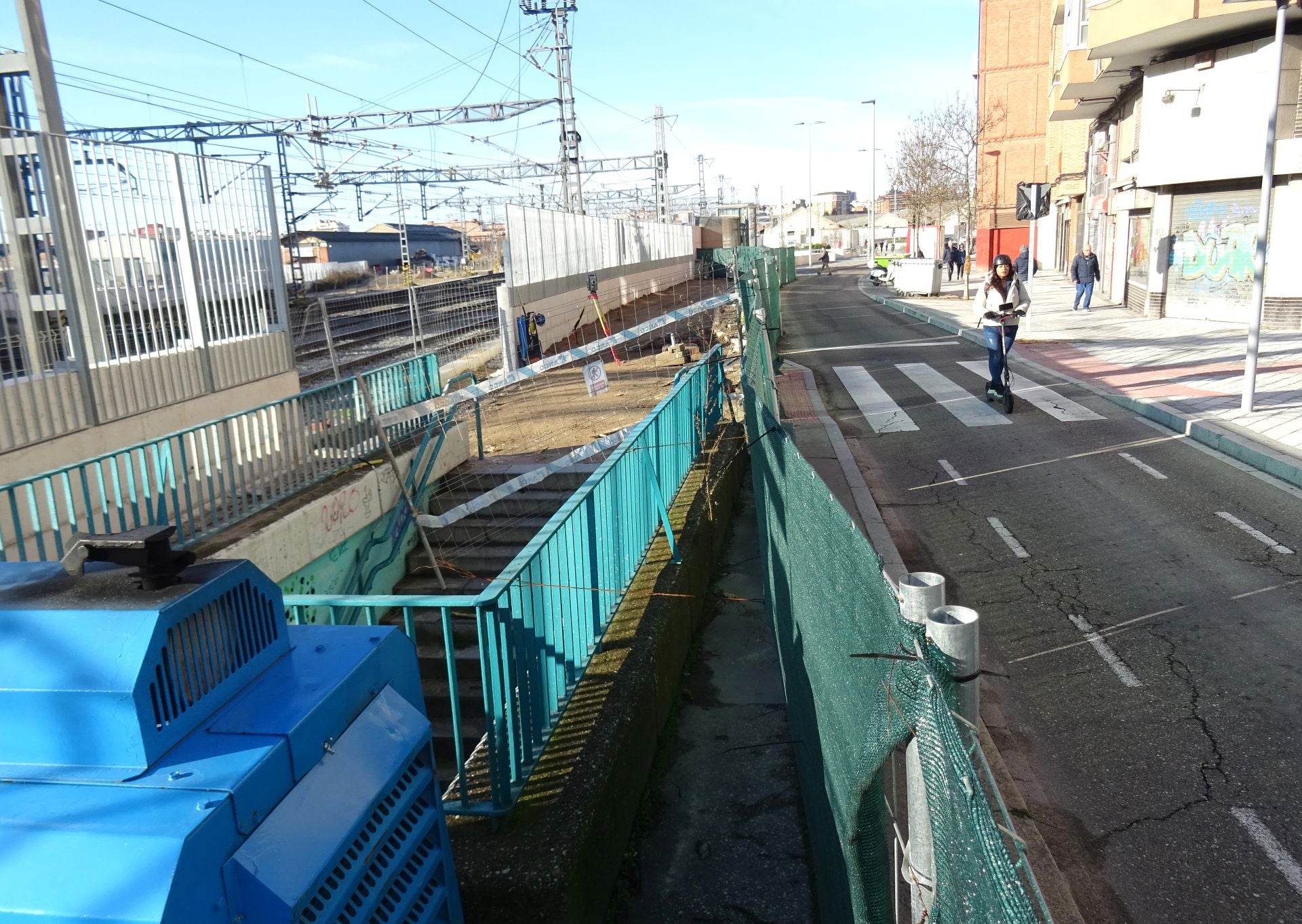 Las imágenes de las obras de la Calle Estación