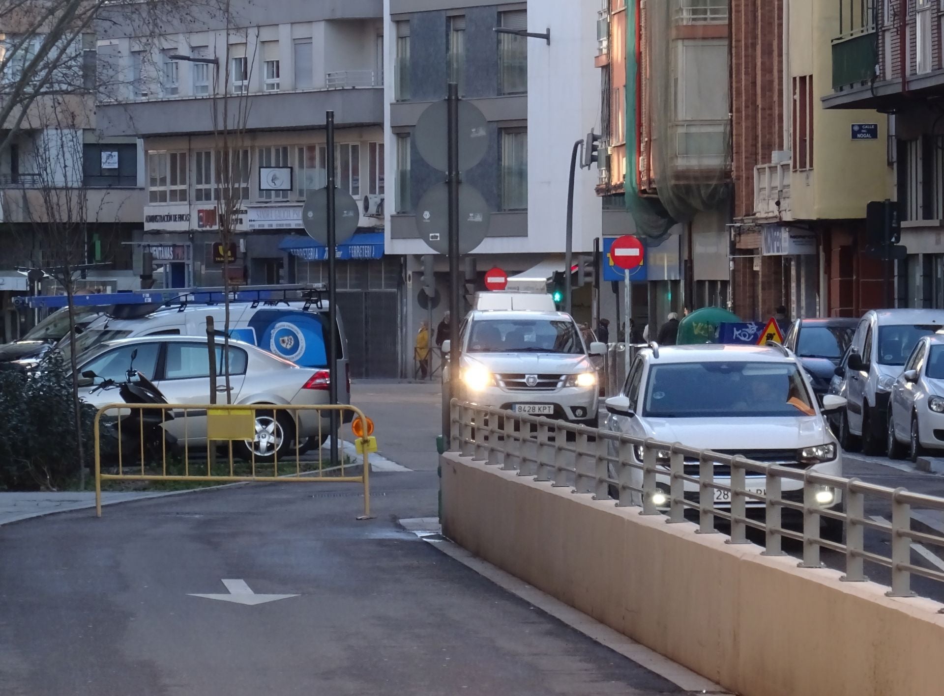 Las imágenes de las obras de la Calle Estación