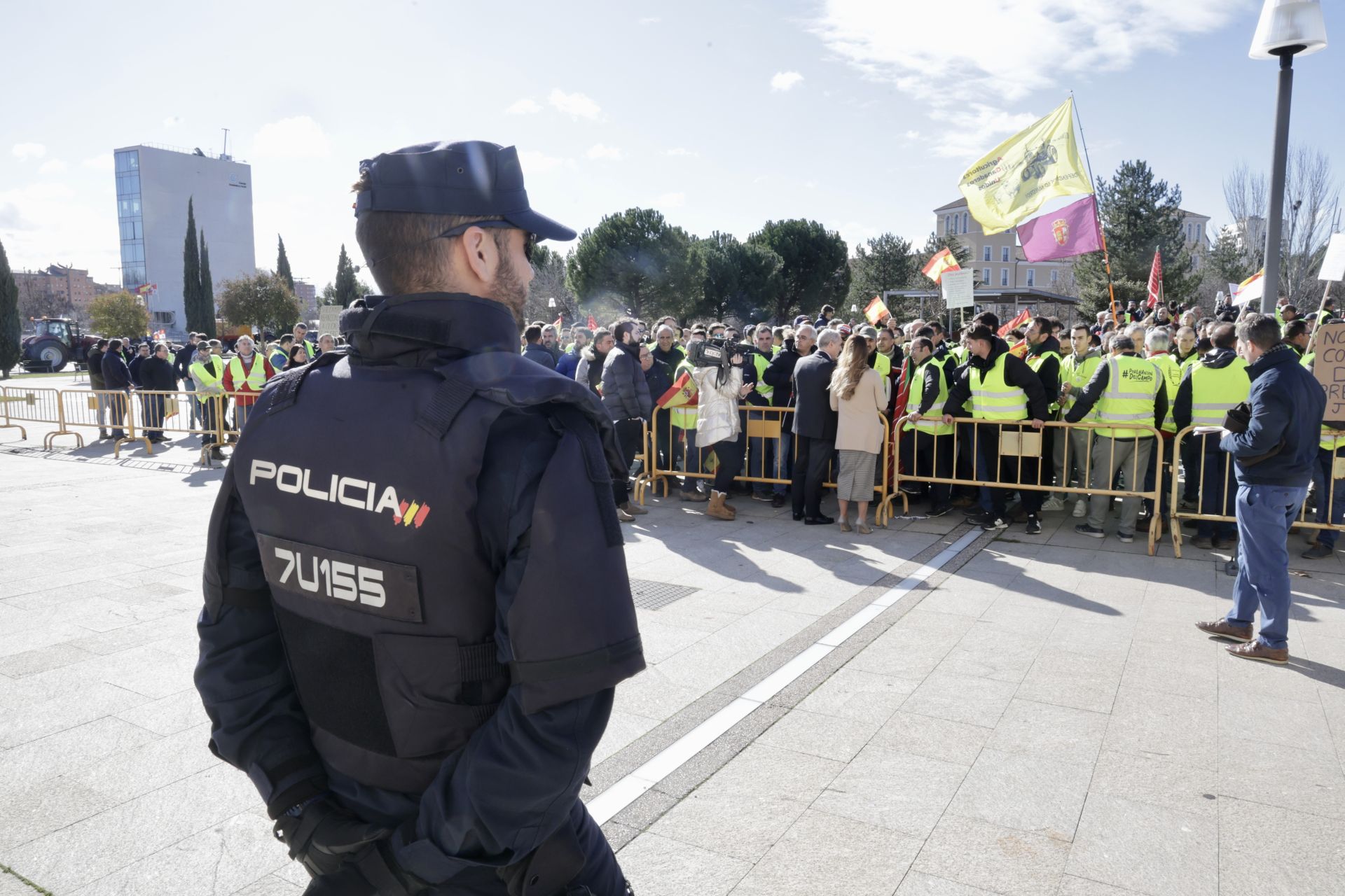 Agricultores y ganaderos protestan en Valladolid por el acuerdo con Mercosur