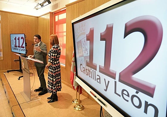 Presentación, este miércoles del balance de la actividad del Servicio de Emergencias 112 en Castilla y León el año pasado.
