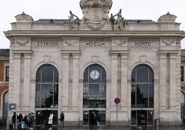 Aspecto actual de la estación de trenes de Valladolid, cuyo proyecto de renovación se presentará el lunes.