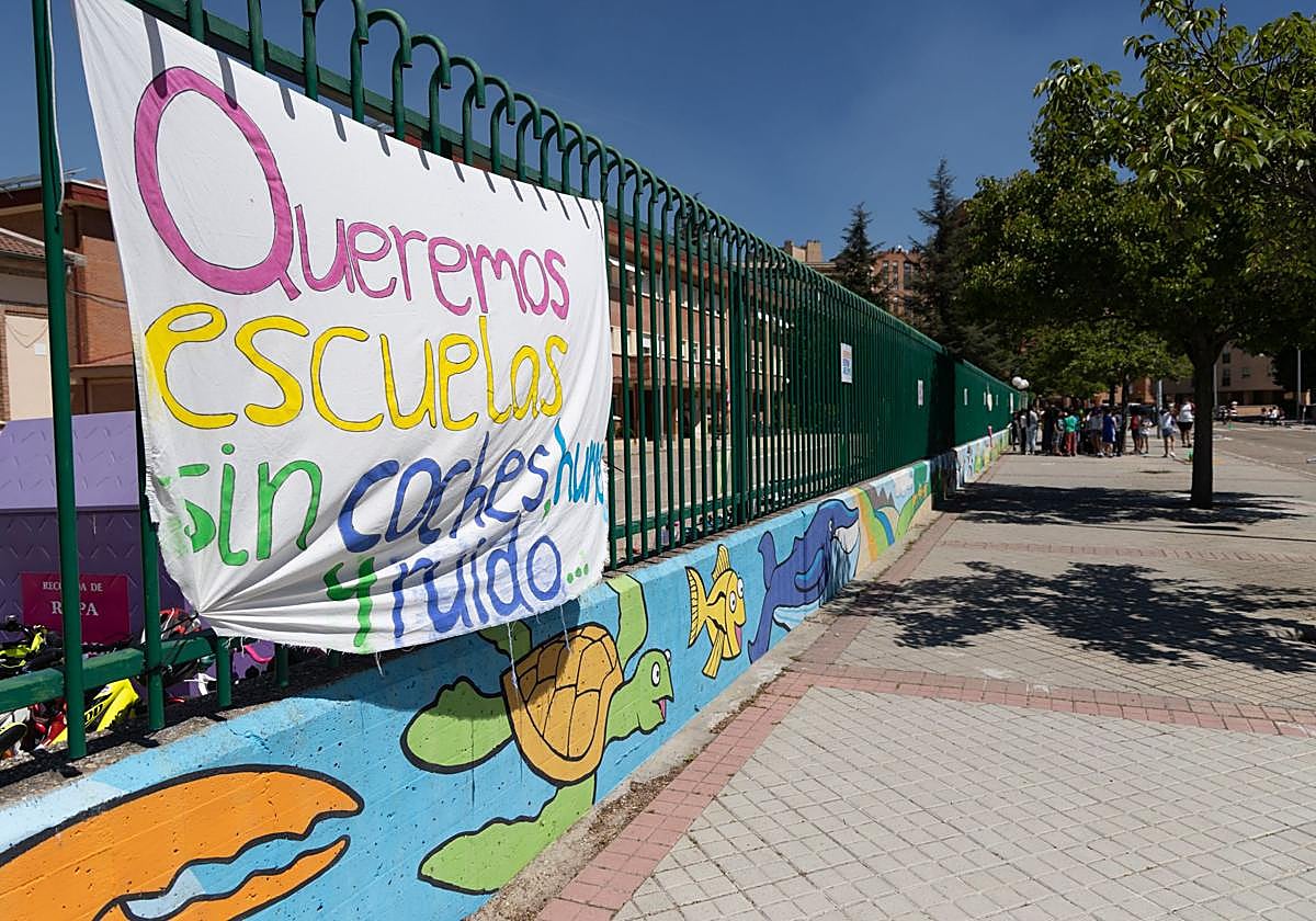 El colegio Iñigo de Toro, durante la pasada edición del 'Streets for kids'.