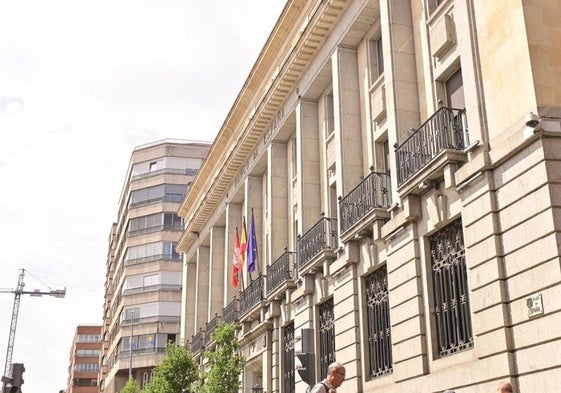 Imagen de archivo de la sede del Banco de España en Valladolid.