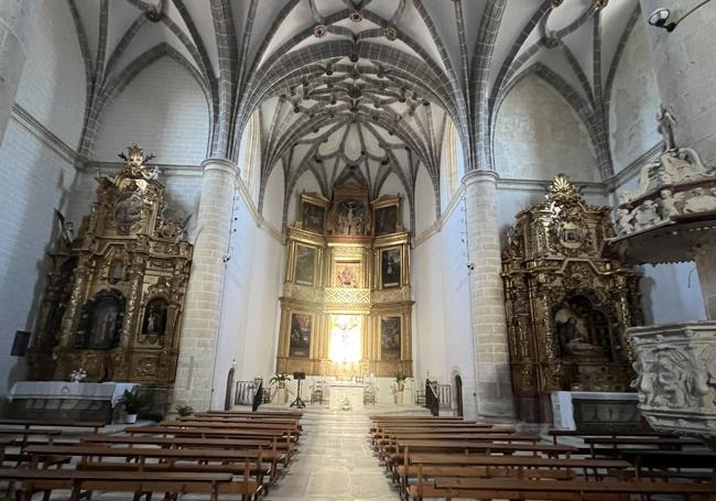 Cristo del Socorro de la Iglesia de San Martín iluminado por el haz de luz el pasado 13 de febrero