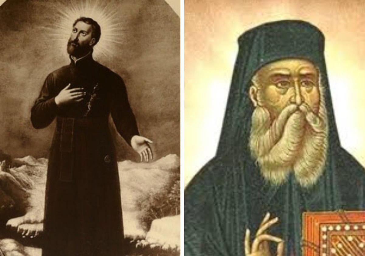 San Beato Diego Carvalho y San Papías de Hierápolis.