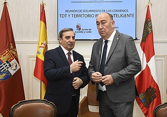 José Luis Sanz Merino y Miguel Ángel de Vicente.