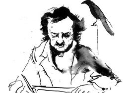 Ilustración de Arturo Garrido para la edición de los cuentos completos de Poe de Páginas de Espuma.