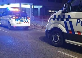 Imagen de archivo de vehículos policiales en Valladolid.