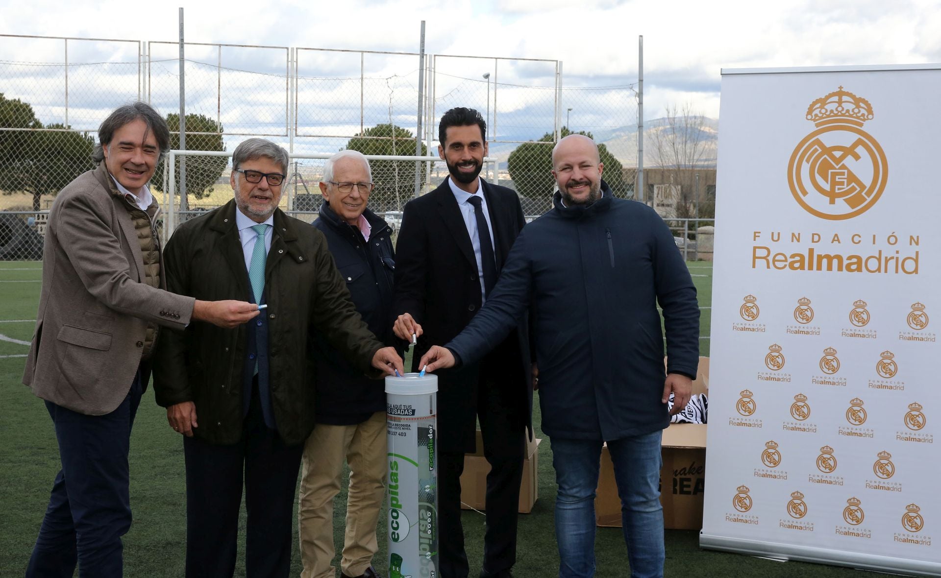 Fotos de la visita de Álvaro Arbeloa a Segovia