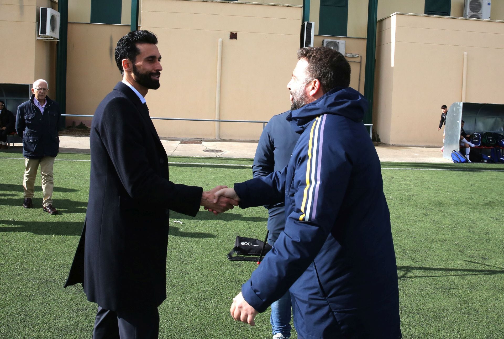 Fotos de la visita de Álvaro Arbeloa a Segovia